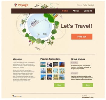 Template Web Builder